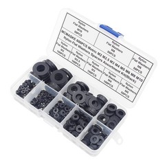 MCMASKE 600PCS Metric M2 M2.5 M3 M4 M5 M6 M8 M10 Nylon 20 millimeters, Black