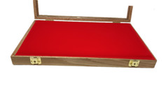 Oak Wood Display Case 12 x 18 x 2 for Arrowheads Knifes Collectibles & More