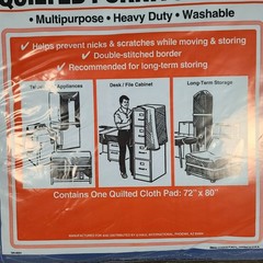 U-Haul Protection Quilted Furniture Pad Quilt Heavy 72″ x 80″