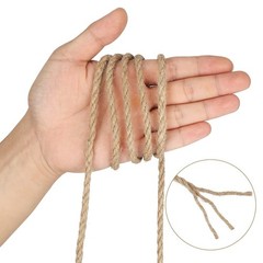 jijAcraft Natural Jute Twine – 164 Feet, 1/4 Inch (6mm) Garden Twine for Clim…