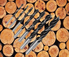 10Pcs 1/8 Inch Wood Brad Point Drill Bit Set Spur Point Woodworking Drill Bits