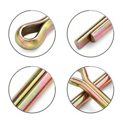 1mm 1.5mm 2mm 2.5mm 3mm – 12mm Split Pins Clevis / Cotter Pin DIN 94 Zinc-plated
