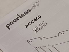 Peerless-AV ACC450 Adaptor Plate, For TV Mounts, 8-3/4″ Wide, Black, 408N15