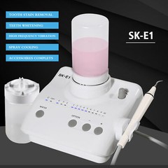 SK-E1 Dental Ultrasonic Electric Scaler 2*Water Bottles Fit Cavitron EMS Tip FDA