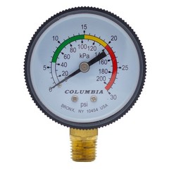 Swimming Pool Filter Pressure Gauge ¼” Side Mount – 30 PSI