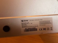 Clover Station 1.0 C100 POS Monitor Only No Adapter Tested Working Display