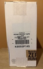 10 Rolls 72 mm x 450′ Reinforced Kraft Gummed Paper Tape Brown Packers Pride