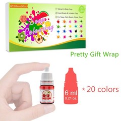 20Colors x 6ml, Blue, Navy, Black, Brown, Sunset red, yellow, Yellow,…