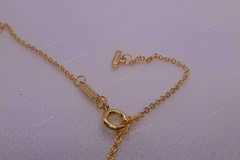 New.TiIffany&Co.T Smile-Small Diamond&Pendant 18K Gold 38cm Necklace Case