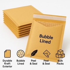 #1 7.25×12 Kraft Bubble Padded Envelopes Mailers Shipping Bags 25/100/200