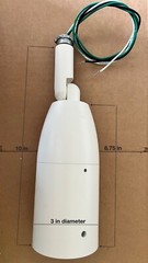 Winona Lighting W1 50W 120V Par 20 White Cast Wet Location Rated Fixture