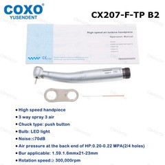 US COXO Dental Handpiece LED High Speed Turbine Rotor E Generator Fit NSK KAVO