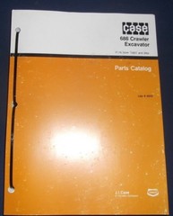 CASE 688 EXCAVATOR PARTS BOOK MANUAL S/N 11601-UP