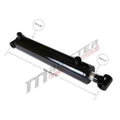 Hydraulic Cylinder Welded Double Acting 3″ Bore 24″ Stroke Cross Tube 3×24 NEW