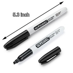 WOSWEL Dry Erase Markers Bulk, 144 Pack Black 1 Count (Pack of 144),