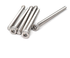6pcs M5 x 120mm – 0.8mm Pitch Hex Socket Cap Bolts Screws 304 Stainless Steel