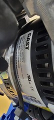 Gast 87R647 Twin Cylinder Compressor/Vacuum Pump 1/2HP 120/240V, 6.2/3.1A, New!