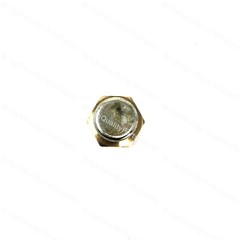Gearbox 1/2″-14 NPTF Brass Pressure Relief Breather Plug, 1-3 PSI, P/N 09-008