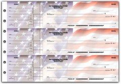 Manual Business Checks with Side Stub Logo Included 13 Styles/Colors- 250 Checks