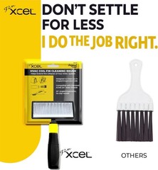 Ergonomic HVAC Coil Cleaner Brush – Chemical-Free for Safe AC Maintenance