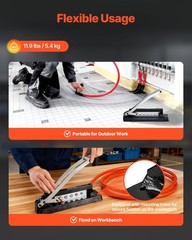 VEVOR Heavy Duty Ferrule Hose Crimper Air Hose Crimping Tool with 100pcs Ferrule
