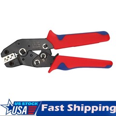 Ratchet Crimper Plier Crimping Tool Cable Wire Electrical Terminals Kit AWG22-14