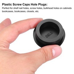3pcs T-Shaped Silicone Plugs 39.3mm 1-1/2″ Dia Snap in Plug Seal Round Black