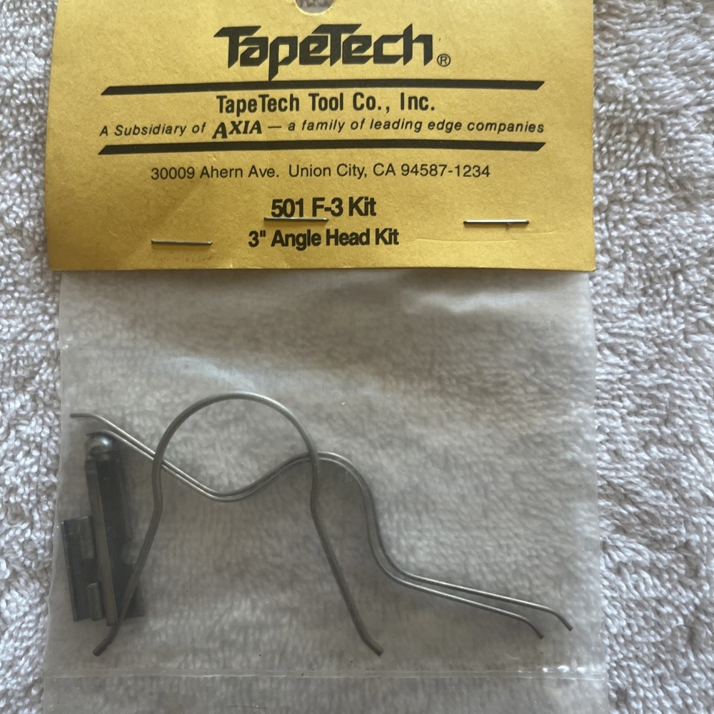 TapeTech 3 Angle Head Repair Kit 501 F-3 New In Package