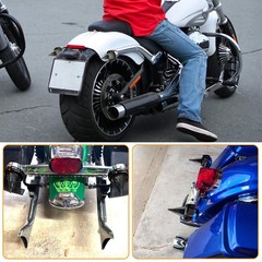 Smoke Bullet Turn Signal Light Lens Cover Fit for Harley Touring Road Glide Road