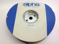 Alpha Wire 46989 5170 Sleeve Black 100’, Approx, 1/4” Diameter