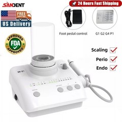 Dental Portable Ultrasonic Scaler W/Detachable Scaler Handpiece for Cavitron EMS