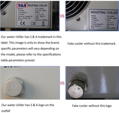 110V CW-3000DF Industrial Water Chiller for 0.8KW / 1.5KW CNC Spindle Cooling