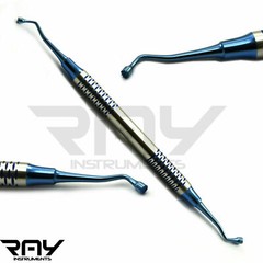 Dental Implant Surgery Bone Compactor Graft Packer Spoon Spatula PRF Kit 4 Pcs