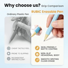 RUBIC Erasable Gel Pens Set, Ember Twilight 9 Assorted Colors, 0.6mm Retracta…