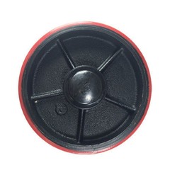 Brand New Pallet Jack Steer Wheels With Bearings Poly Tread – 1 EA