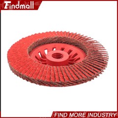 Findmall 10 PCS 4-1/2″ x 7/8″ 40 Grits Type 29 Ceramic Grain Flap Sanding Discs