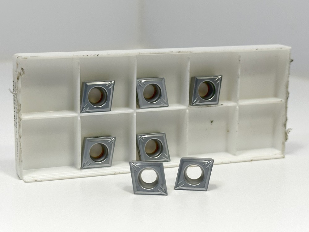 SECO CCMT32.51-MF2 CCMT09T304-MF2 New Carbide Inserts 49309 Grade TP3501 7pcs
