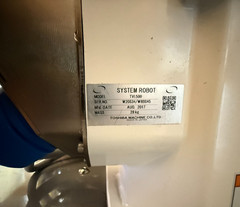 Toshiba Machine Co. System Six-Axis 6-Axis Robot TVL500 TVL 500 28kg