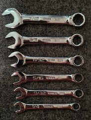 Proto Small Size Wrench Set 1/8″ to 7/16″, 6 & 12 Point, 12 Pieces, SAE