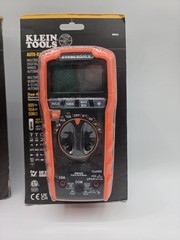 Klein Tools MM420 True RMS Digital Multimeter Auto-Ranging w/Test Leads **NEW**