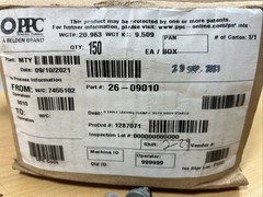 Lot of 150 – PPC 26-09010 D Cable Lashing Clamp Bug Nut Both Sides Staked (6483)