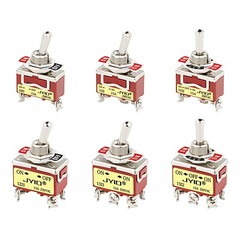 Heavy Duty Metal Toggle Switch On-Off / On-Off-On 15A 250Vac For Car Dash Boat