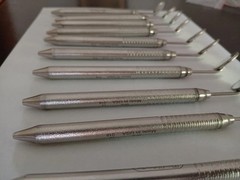Lot of 10 Pcs Hu-Friedy MH6 Dental Mouth Mirrors Steel Handles Same as Picture