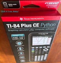 Python BLACK Texas Instruments TI-84 Plus CE Graphic Calculatr NEW Seal FREE S&H