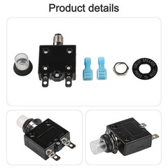 Waterproof 350A Circuit Breaker with Metal Terminals for Long Service Life