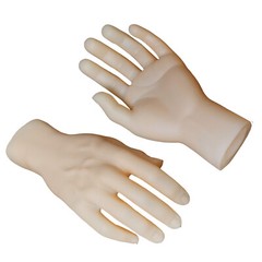 1 Pair Simulation Male Hands Model Men Mannequin Watch Jewelry Displays Prop