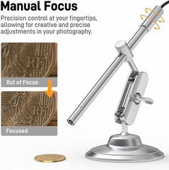 Teslong USB-C Microscope 200X Magnification Portable Camera Fit for iPhone 15+