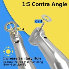 COXO Electric Handpiece Dental 1:5 Contra Angle Mini Head LED CX235C7-4 NSK Z85L