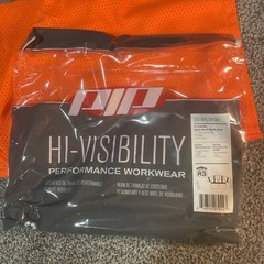 PIP Protective Industrial Products Safety Shirt Zip Up Tee – Large – 5 Per Pack