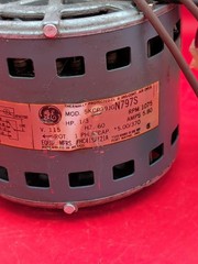GE Motors 5KCP39JGN797S Furnace Blower Motor 1/3HP 1075RPM 115V 1PH HC41SE121A